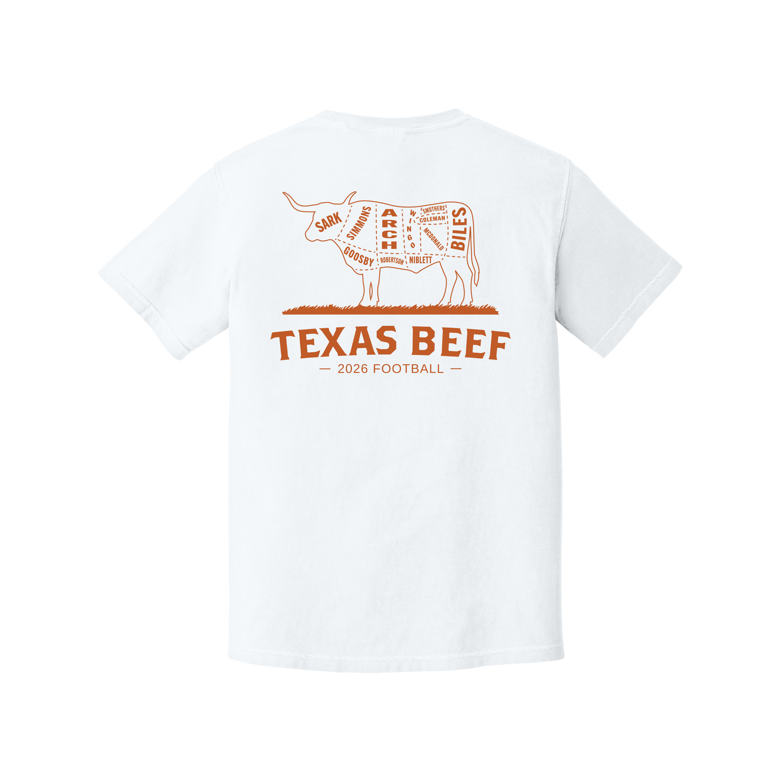 Texas Beef 2026 Longhorn T Shirt