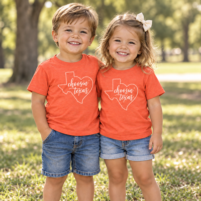 Choosin’ Texas Toddler T-Shirt – Rabbit Skins Texas Orange