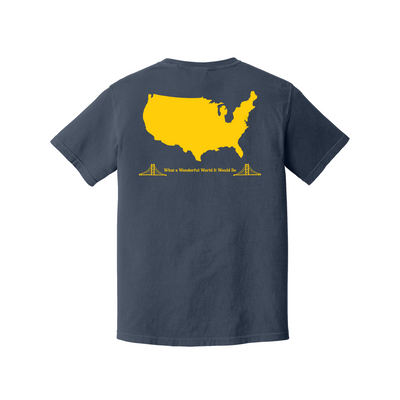 Michigan What a Wonderful World It Would Be Comfort Colors T-Shirt